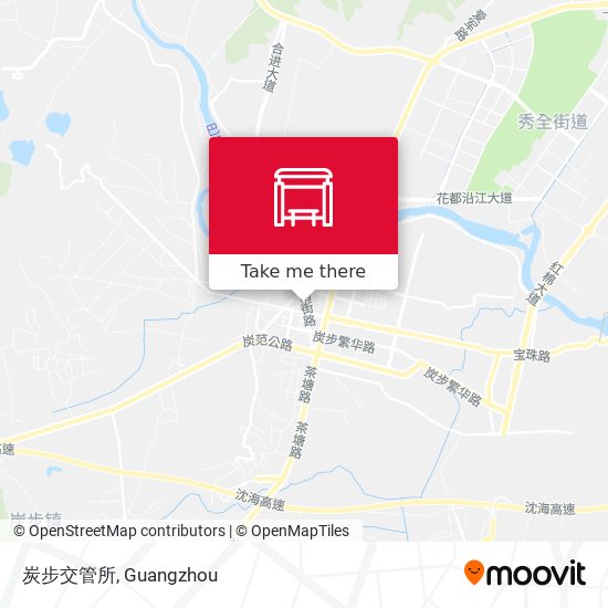 炭步交管所 map