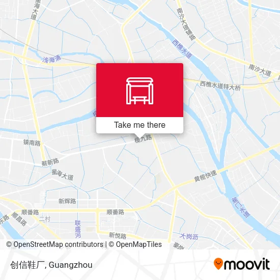 创信鞋厂 map