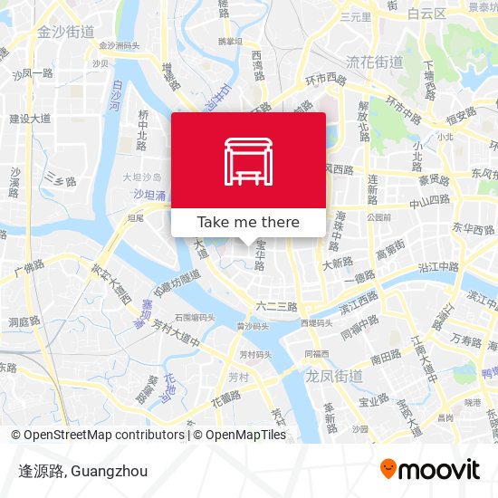 逢源路 map