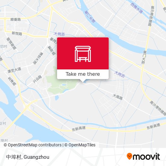 中埠村 map