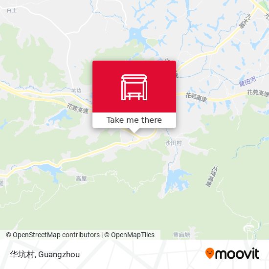 华坑村 map