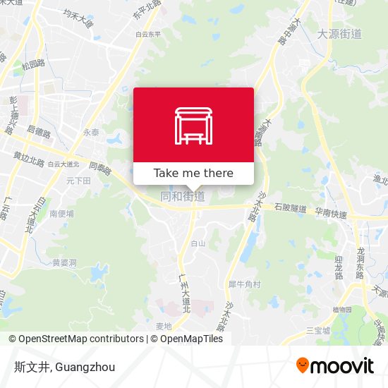 斯文井 map