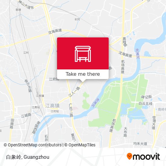 白象岭 map