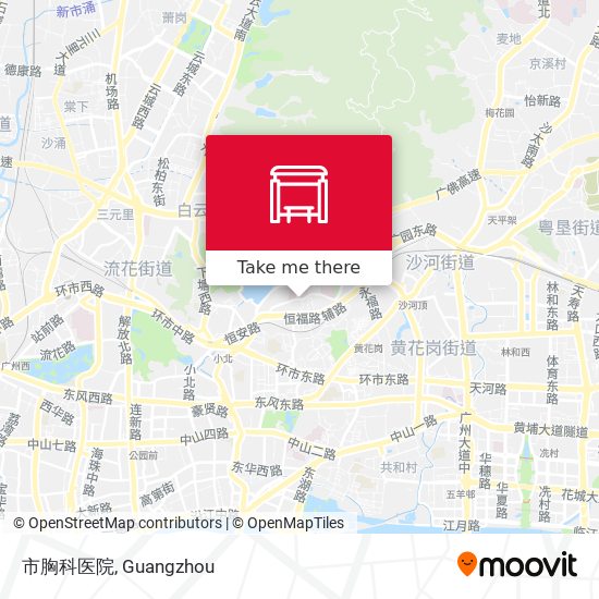市胸科医院 map
