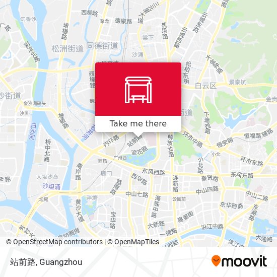 站前路 map