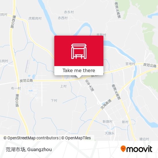 范湖市场 map