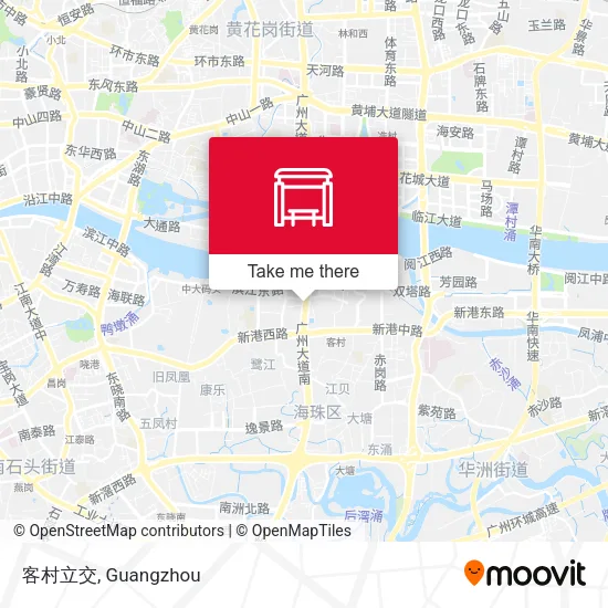 客村立交 map