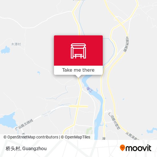 桥头村 map