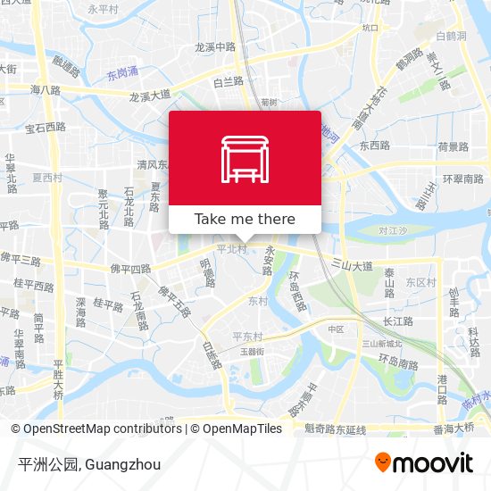 平洲公园 map