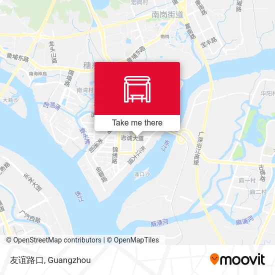 友谊路口 map