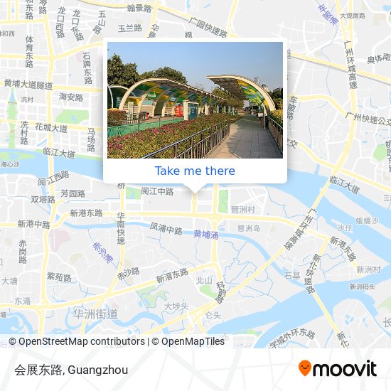 会展东路 map