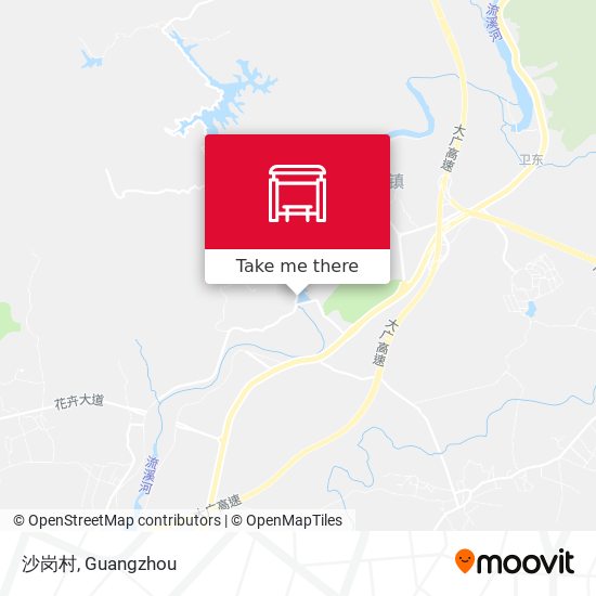 沙岗村 map