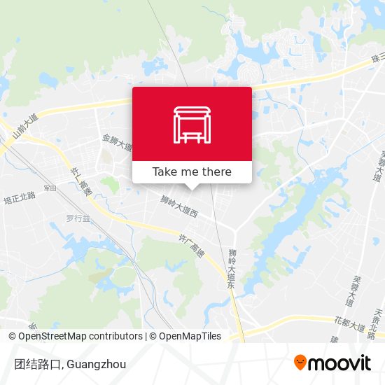 团结路口 map
