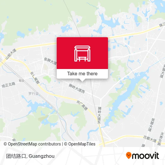 团结路口 map