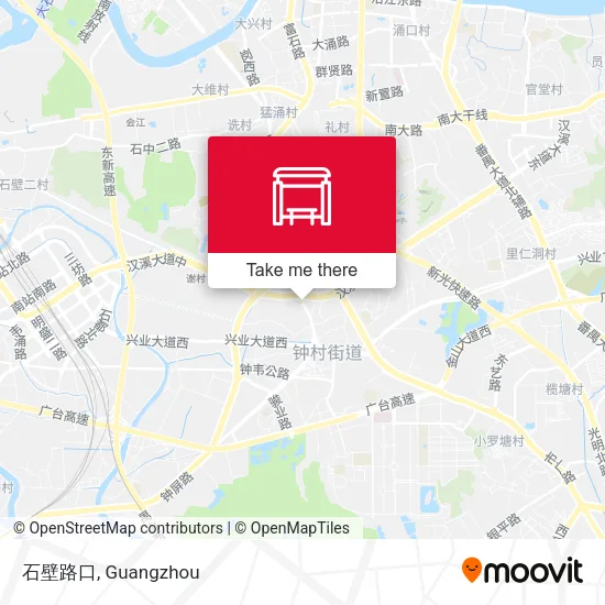 石壁路口 map