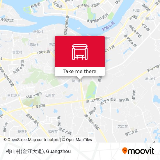 梅山村(金江大道) map
