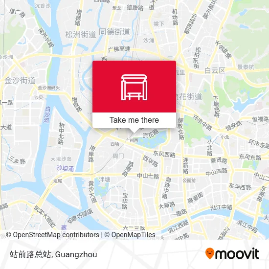 站前路总站 map