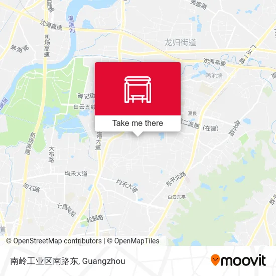 南岭工业区南路东 map