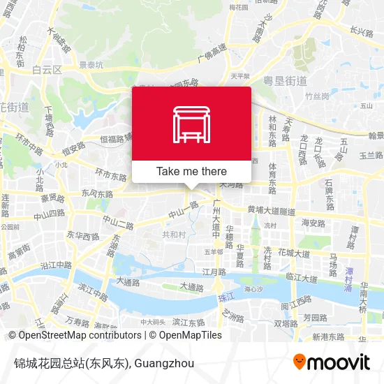 锦城花园总站(东风东) map