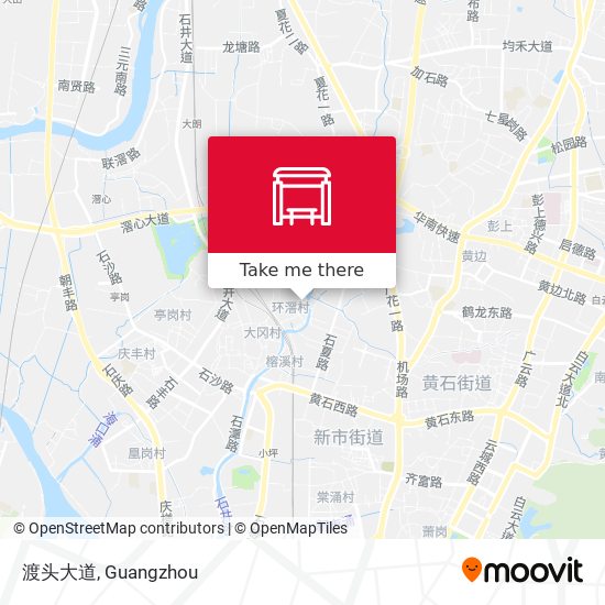渡头大道 map