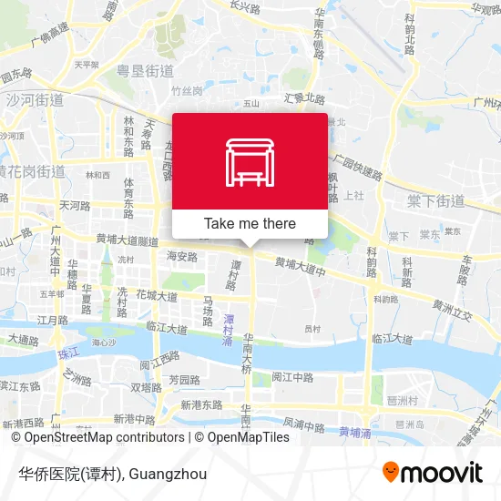 华侨医院(谭村) map