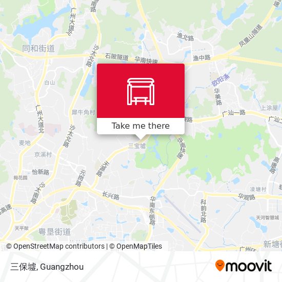 三保墟 map