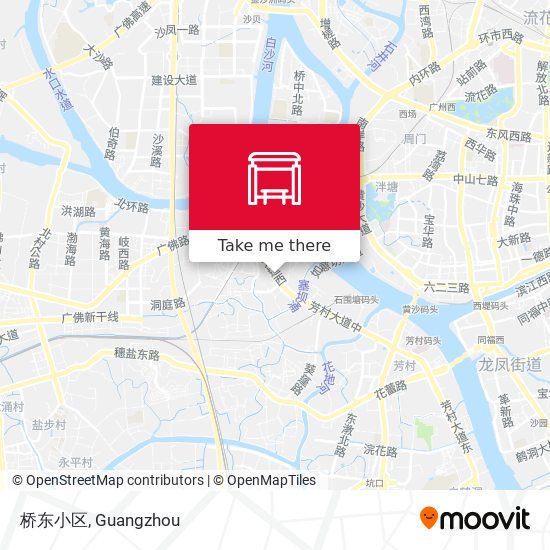 桥东小区 map