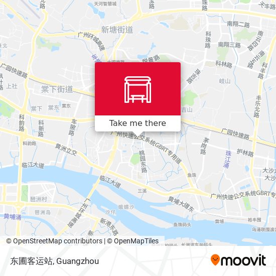 东圃客运站 map