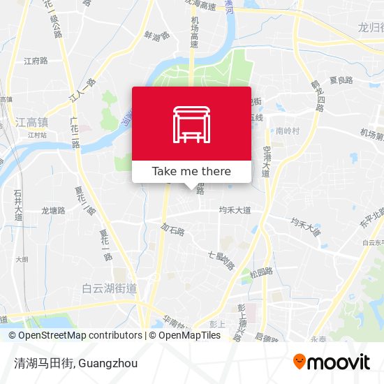 清湖马田街 map