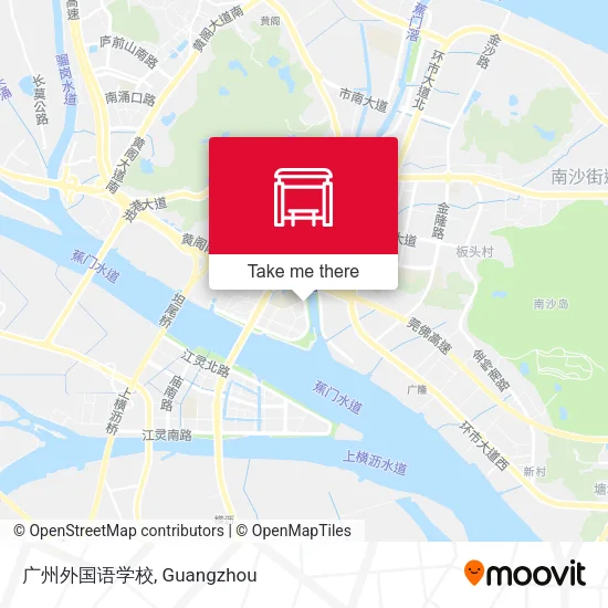 广州外国语学校 map