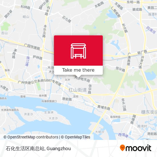 石化生活区南总站 map
