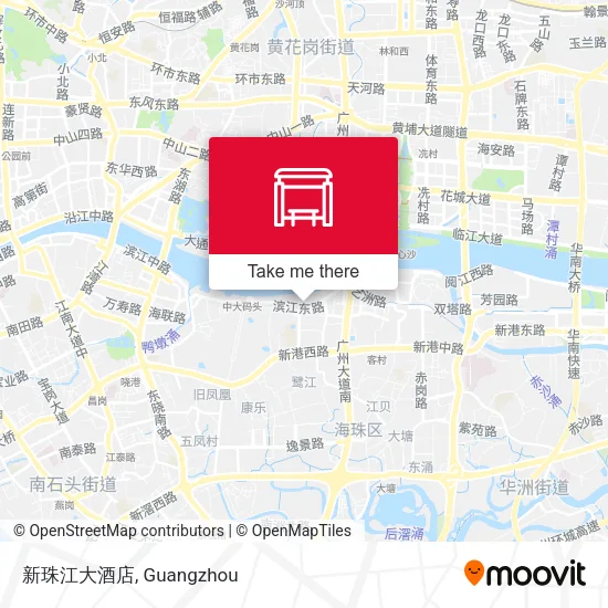 新珠江大酒店 map