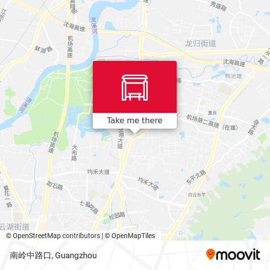 南岭中路口 map