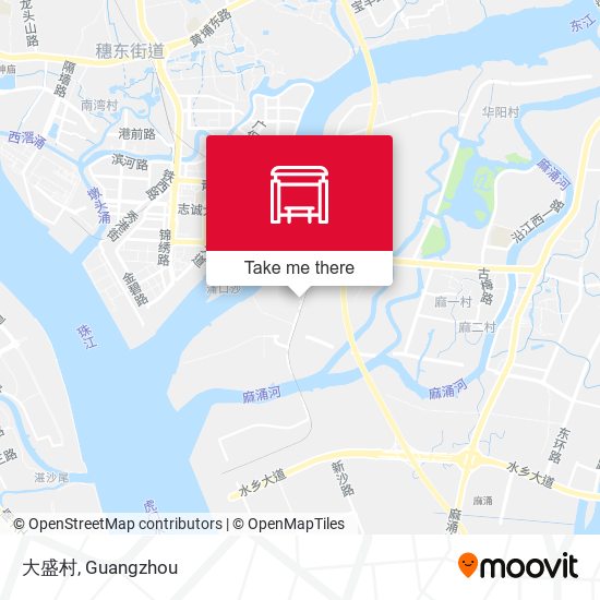 大盛村 map