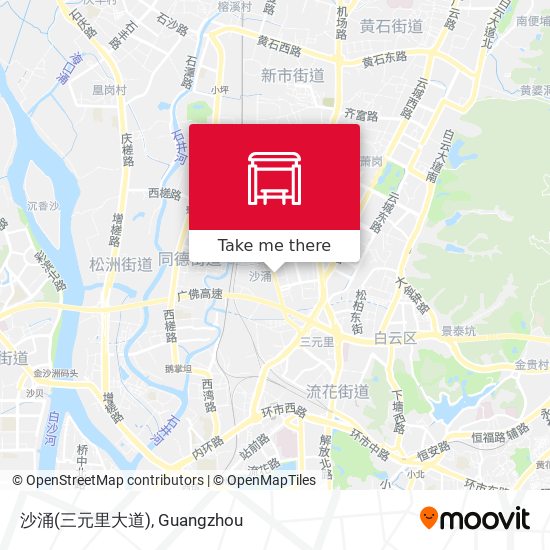 沙涌(三元里大道) map