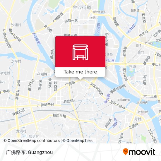 广佛路东 map