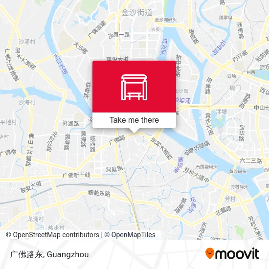 广佛路东 map
