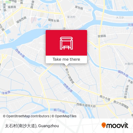 太石村(南沙大道) map