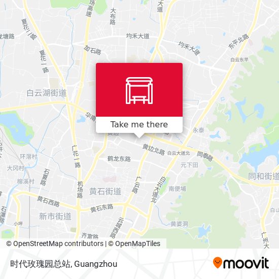 时代玫瑰园总站 map