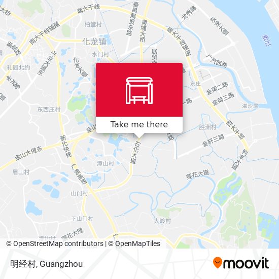 明经村 map