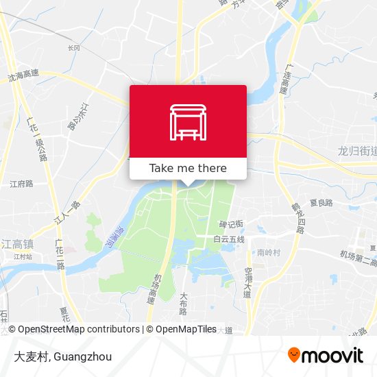 大麦村 map