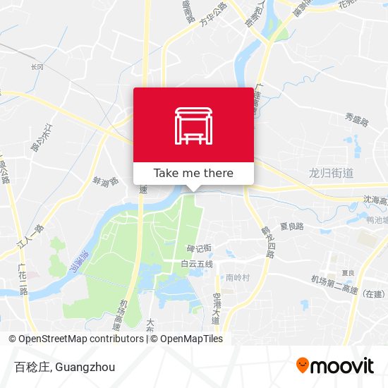 百稔庄 map