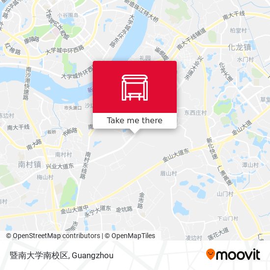 暨南大学南校区 map