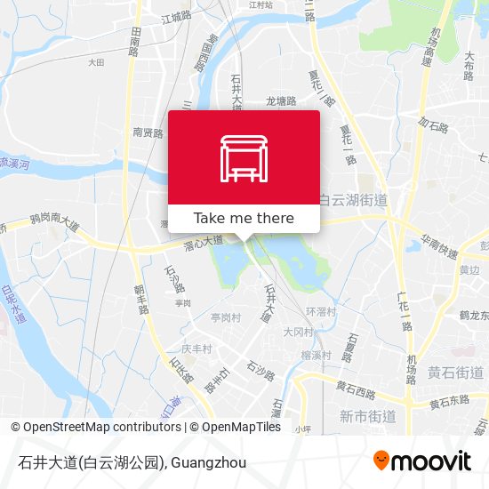 石井大道(白云湖公园) map