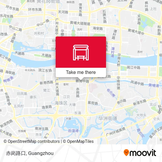 赤岗路口 map