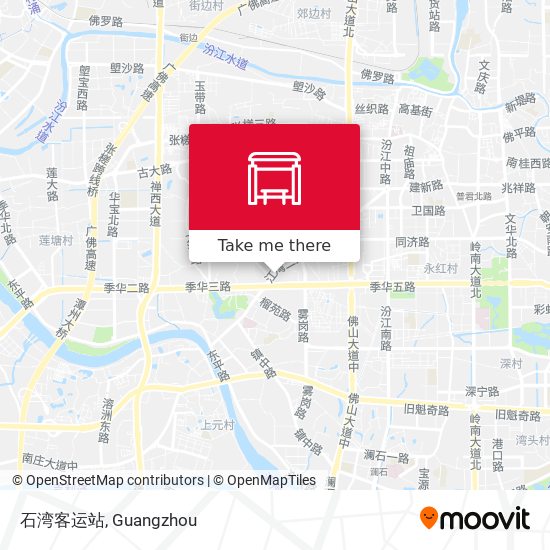 石湾客运站 map