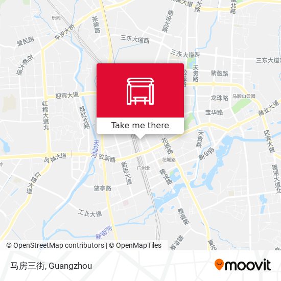 马房三街 map