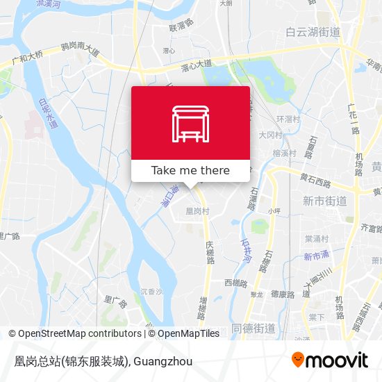 凰岗总站(锦东服装城) map