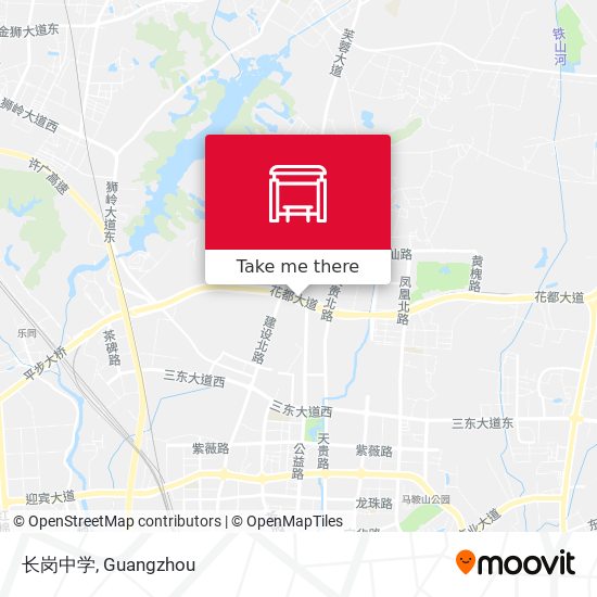长岗中学 map