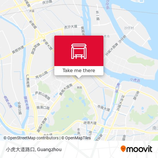 小虎大道路口 map